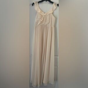 Azazie Alabaster formal dress